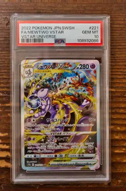 PSA 10 Darkrai, Charizard, Mewtwo VStar SAR s12a VSTAR Universe Pokemon Card - Image 5