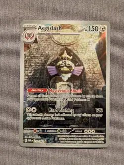 Aegislash - 210/182 - Pokemon Paradox Rift Illustration Rare Card NM - Image 1