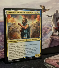 Assassin's Creed X MTG - Sokrates, Athenian Teacher - Rare - Card #0067 - Image 1