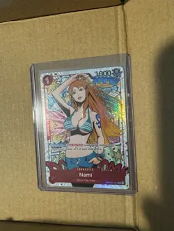 One Piece TCG Card - Wings Of The Captain OP06 - ST01-007 Nami TR Treasure Rare - Image 1