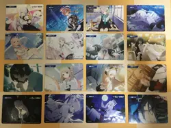 COMPLETE SET OF ALL 64 Wixoss Blue Archive Collab MEMORIAL LOBBY TOKEN Cards NM - Image 2