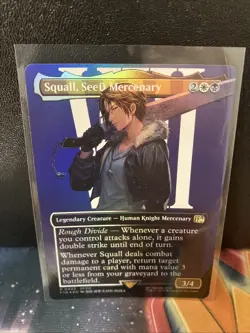 Squall, SeeD Mercenary (Borderless) Final Fantasy Foil - Image 1
