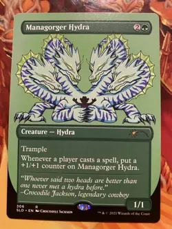 Mtg Secret Lair Managorger Hydra Crocodile Jackson's Monstrous Menagerie - Image 1