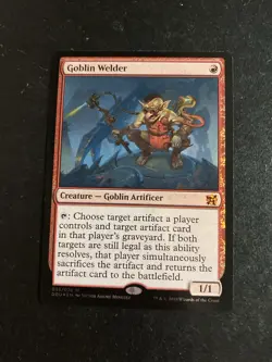 MTG - LP - FOIL - 1 X Goblin Welder - Duel Deck : Elves vs. Inventors - Image 3