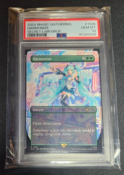 MTG Hatsune Miku Harmonize Secret Lair Drop Sakura Superstar PSA GEM MiNT 10 - Image 1