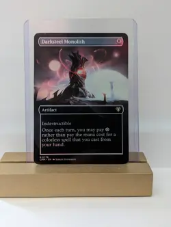 Darksteel Monolith Foil Custom sticker on bulk MTG Commander - Image 1