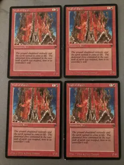 Legends MTG Wall of Earth X4 Magic common - Image 1