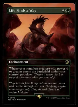 Life Finds a Way (Borderless) English MTG - Image 1