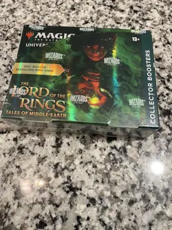 MTG Lord of the Rings: Tales of Middle-earth Collector Booster Box Sealed!! 195166205038 - Image 1