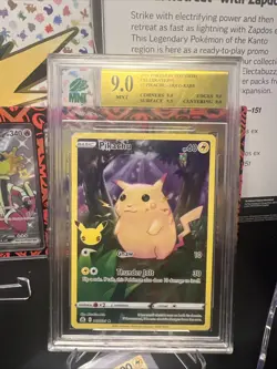 Pikachu 005/025 Full Art Holo Rare Pokemon SWSH Celebrations TCG Card NM 2021 - Image 1
