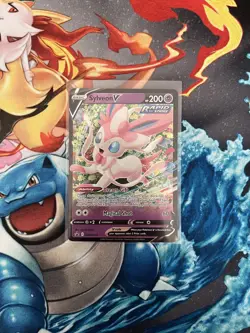 Pokemon Promo Card Sylveon V SWSH202 - Image 1