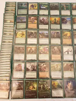 Custom Commander Deck Mono Green ELVES Marwyn the Nurturer 100 Magic cards MtG - Image 4
