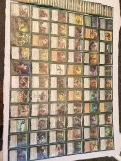 Custom Commander Deck Mono Green ELVES Marwyn the Nurturer 100 Magic cards MtG - Image 2