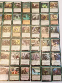 Custom Commander Deck Mono Green ELVES Marwyn the Nurturer 100 Magic cards MtG - Image 3