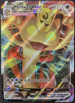 Meowth VMAX SWSH005 SWSH: Sword & Shield Promo Cards Holo - Pokemon Card - Image 1