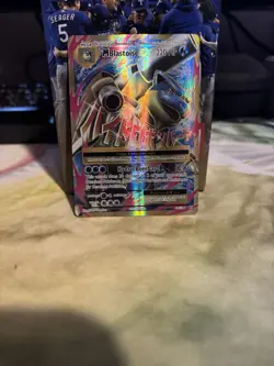 Pokemon TCG XY- Evolutions M Blastoise EX Full Art Holo Ultra Rare Card 102/108 - Image 2