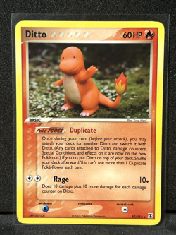 Ditto - (Charmander) 37/113 Delta Species Non-Holo Uncommon Pokemon Card- NM+ - Image 1