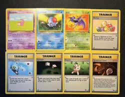 Pokemon 1999 WOTC Fossil Unlimited Complete 17-Card Common Set (EX)! - Image 3