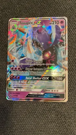 Toxapex GX 57/145 Holo Guardians Rising Pokemon Card Mint Condition - Image 1