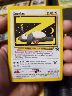 Snorlax Z Black Star Promo #49 Basic Pokemon Card TCG WOTC League NM - Image 1