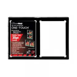 ULTRA PRO 35 PT Black Border UV ONE-TOUCH 2 CARDS Magnetic Holder MTG Pokemon - Image 1