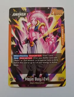 DBS Dragon Ball Fusion World FB04-077 Majin Buu Evil Leader Card - Image 1