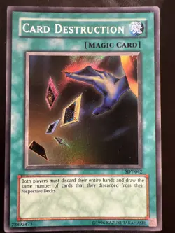 Yu-Gi-Oh! TCG Card Destruction Starter Deck Yugi SDY-042 Super Rare VLP Nice - Image 1