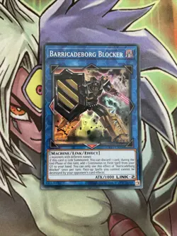 OP15-EN006 Barricadeborg Blocker Super Rare UNL Edition NM Yugioh Card - Image 1