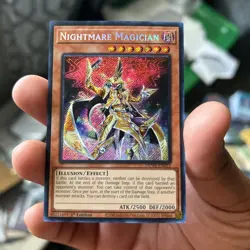 Yugioh - Nightmare Magician DUNE-EN025 1st Edition Secret Rare NM - Image 1