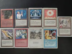 Magic: The Gathering Vintage Lot - 9 Cards - Revised / 4th Edition / Antiquities - Image 1