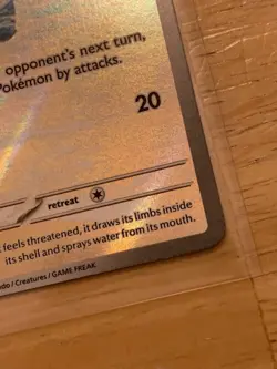 Pokemon Squirtle TCG Holo Illustration Rare Card 170/165 Scarlet and Violet 151 - Image 5
