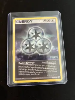 Boost Energy Reverse Holo 2005 Pokemon Card 98/115 Unseen Forces Set GD/EX - Image 1