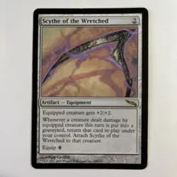 Scythe of the Wretched Mirrodin (LP) Magic the Gathering Card - Image 1