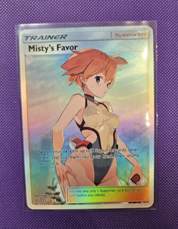 Pokemon Misty's Favor - Waifu Custom Fanmade Trainer Holo ACG Card - Image 1