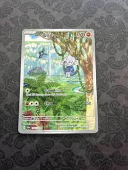 Pokemon Card Meditite 153/142 Secret Rare Scarlet Violet Stellar Crown - Image 1