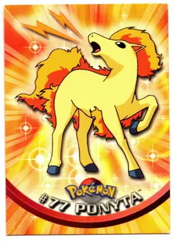 PONYTA #77 CROMO / CARD POKEMON TRADING CARDS 1999-2000 TOPPS - Image 1