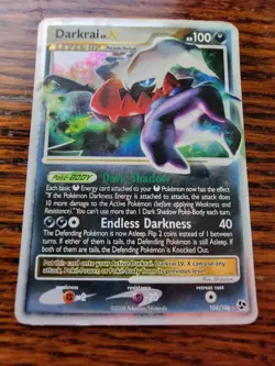PL* Darkrai LV.X 104/106 Great Encounters Holo Ultra Rare Pokemon Card - Image 1