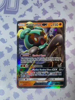 Marshadow GX - SM59 - Black Star Promos - Pokemon TCG Card NM Rare Double Holo - Image 2