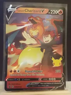 Lance's Charizard V SWSH133 SWSH: Sword & Shield Promo Cards Holo Pokemon Tcg - Image 1