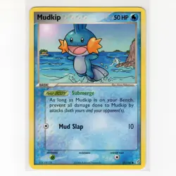 Pokemon TCG Mudkip 57/100 EX Crystal Guardians Regular Common Card EN-LP 2006 - Image 1