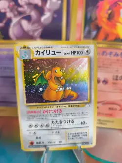Pokemon Karte Card Dragonite Dragoran Mysterious Of Fossil Holo Wotc japanese PL - Image 1