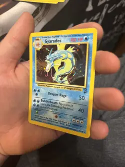 Gyarados 7/130 Base Set 2 Holo Rare Vintage Pokemon Card - Image 2