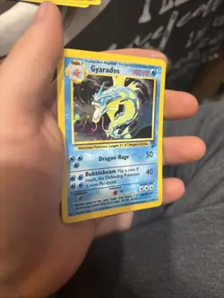 Gyarados 7/130 Base Set 2 Holo Rare Vintage Pokemon Card - Image 3