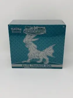 Pokemon TCG: Sun & Moon Crimson Invasion Elite Trainer - Factory Sealed 820650802607 - Image 1