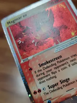 Magmar EX 100/109 Pokemon TCG EX Ruby & Sapphire Vintage Ultra Rare MP - Image 2
