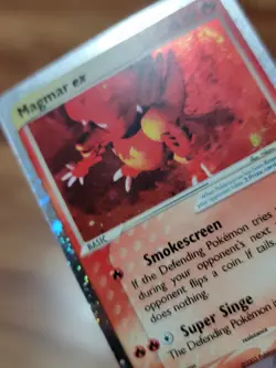 Magmar EX 100/109 Pokemon TCG EX Ruby & Sapphire Vintage Ultra Rare MP - Image 3