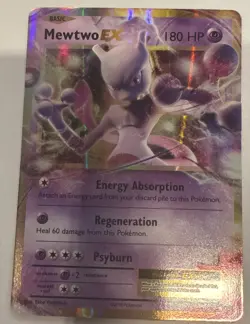 Mewtwo EX 52/108 2016 XY Evolutions Holo Ultra Rare Pokemon Card - Image 2