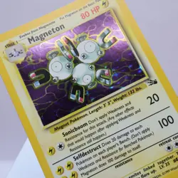 Pokemon TCG - Magneton 11/62 Fossil Holo Rare WOTC 1999 - NM - Image 1