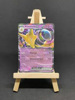 Pokemon TCG Alakazam ex Scarlet & Violet-151 065/165 Holo Double Rare - Image 1