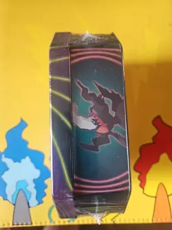 Pokemon TCG Mimikyu Mighty Mysterious Tin Factory Sealed - Image 4